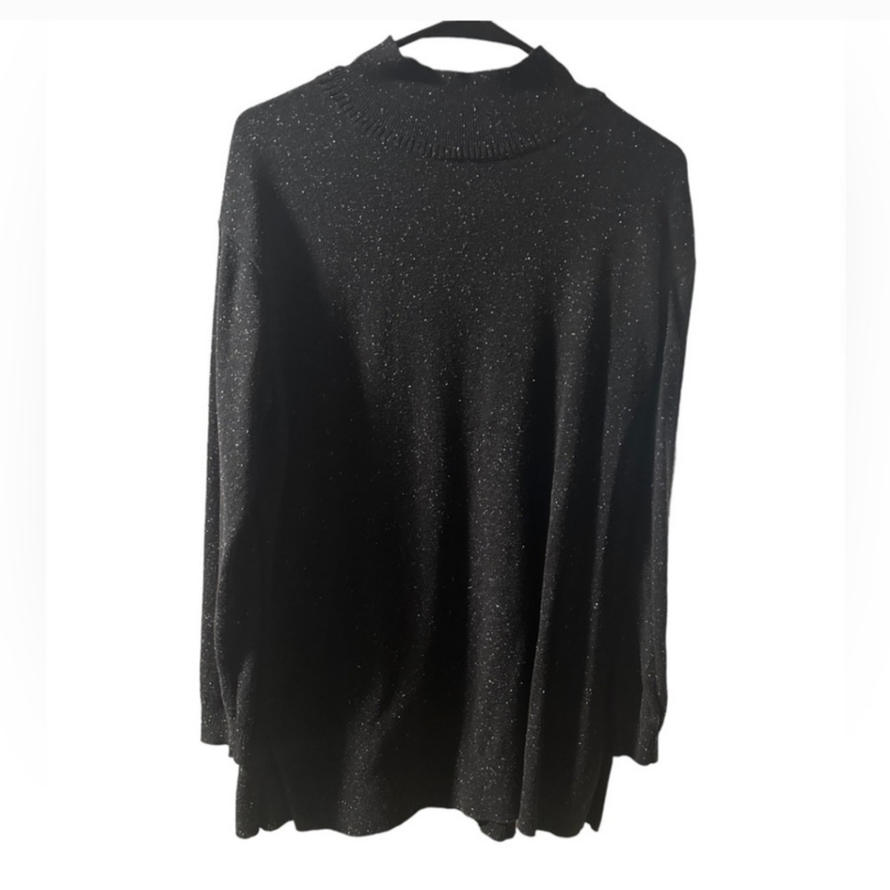 J. Jill Charcoal Knit Top
